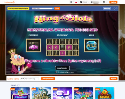 Betsson King of Slots