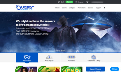 Quasar Gaming panel klienta
