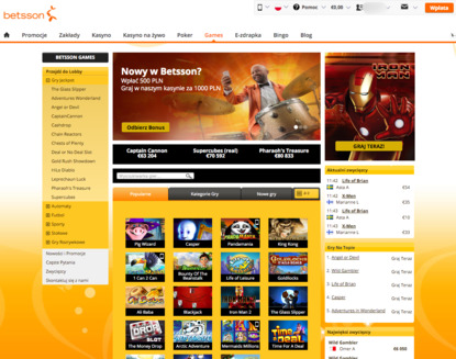 Betsson gry