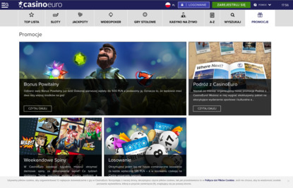 CasinoEuro promocje kasynowe