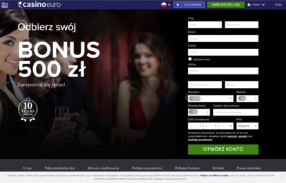 CasinoEuro rejestracja gracza