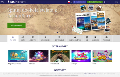 CasinoEuro spinuj dookoła świata